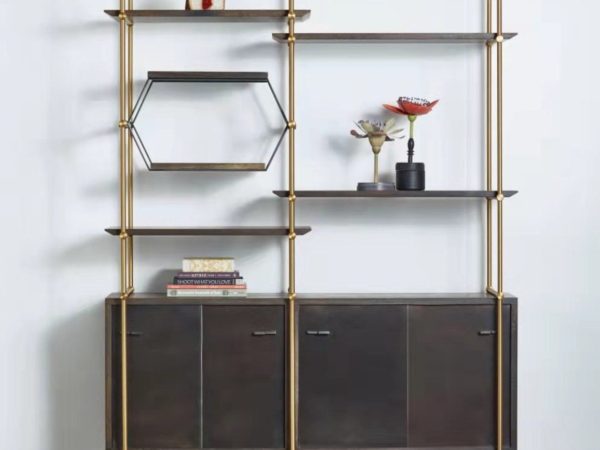 kệ decor kết hợp đợt gỗ