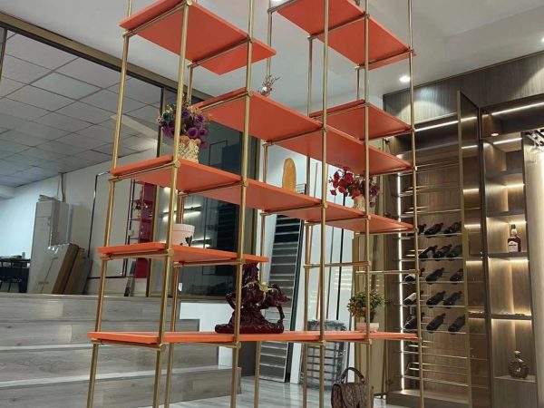 kệ decor kết hợp đợt gỗ